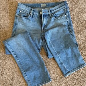 MOTHER Light Blue Straight Leg Jeans size 26